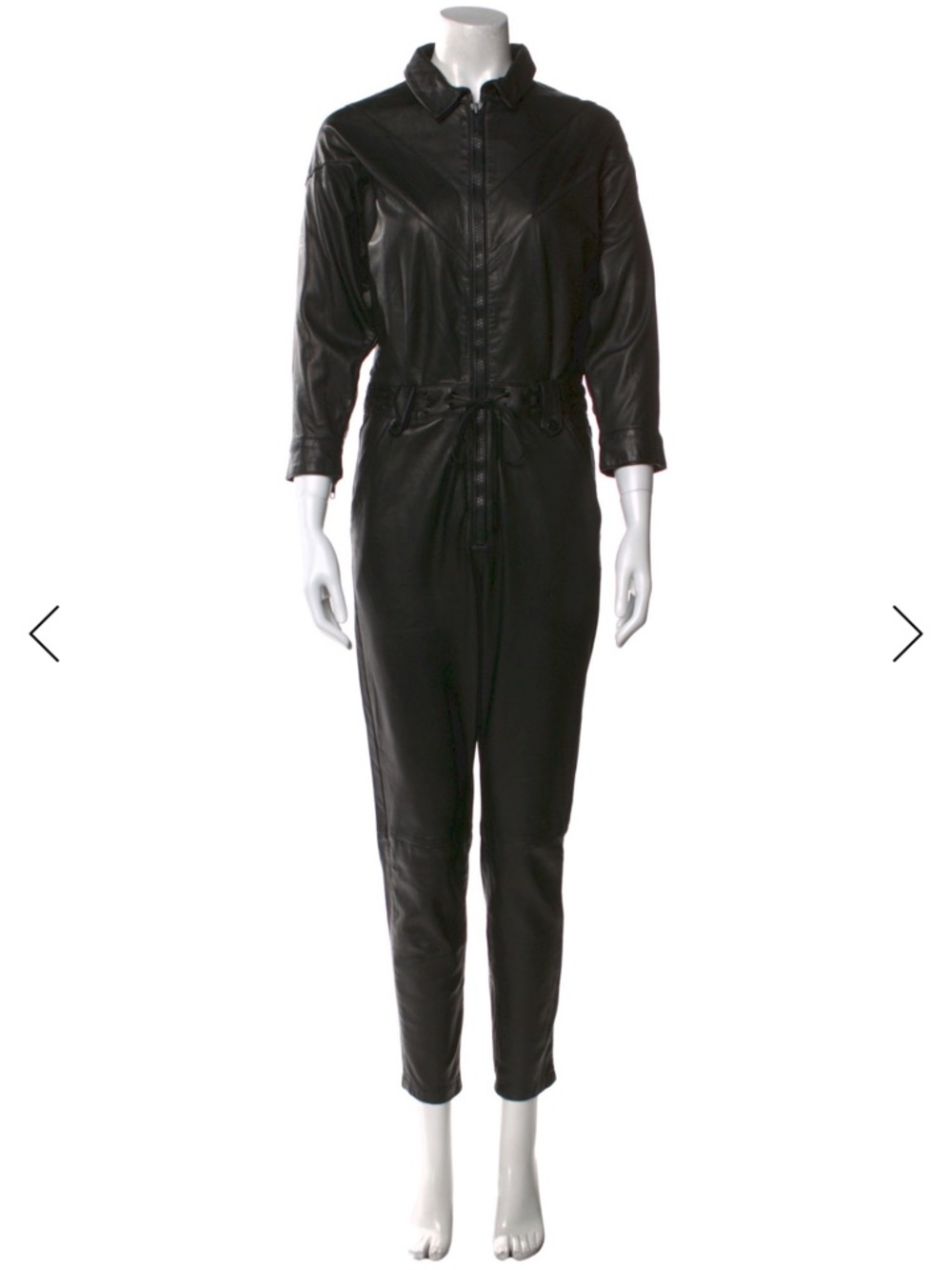 🦄 The Kooples 💯 lambskin Leather Jumpsuit - MSRP $1,000 - size 1/S